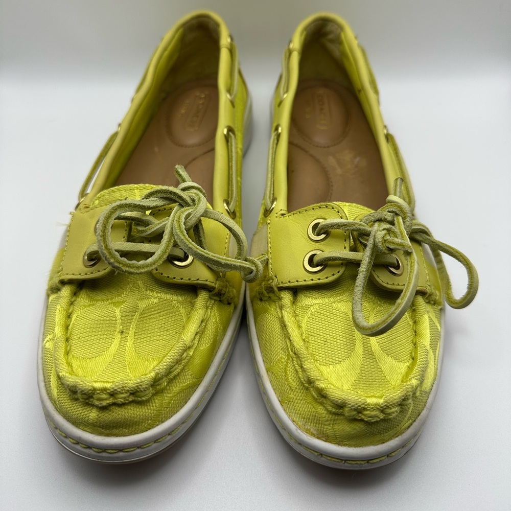Coach Rainey Boat Loafer Shoe - Picture 2 of 7
